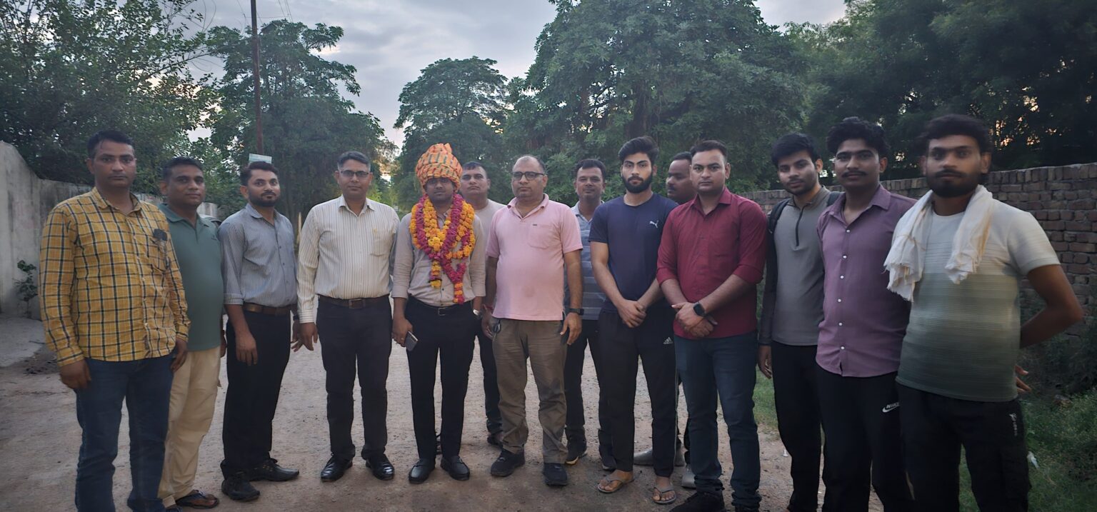 AGRA- नायब तहसीलदार खेरागढ़ का हुआ भव्य स्वागत : दी बिदाई