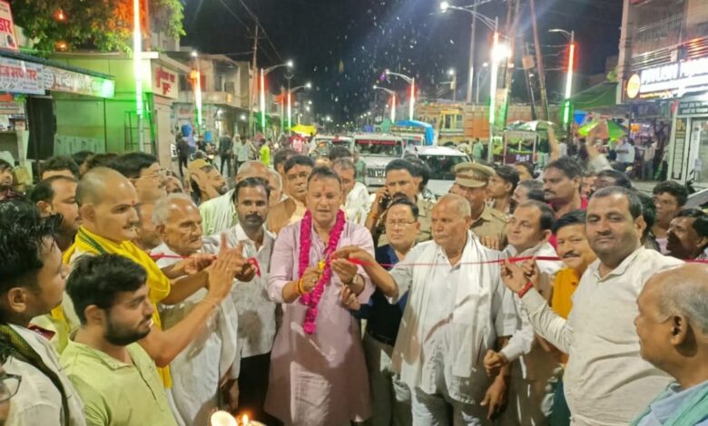 AGRA- तिरंगा लाइटों से जगमगाता खूबसूरत नज़र आया खेरागढ़ 1