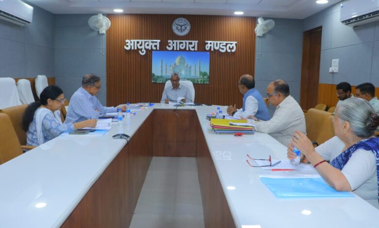 AGRA-मण्डलायुक्त की अध्यक्षता में हुई मानसिक स्वास्थ्य संस्थान एवं चिकित्सालय एवं प्रबंध समिति की बैठक 1