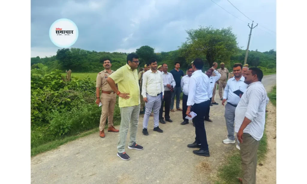 चंबल नदी के बढ़ते जलस्तर पर डीएम ने किया निरीक्षण डीएम ने किया, चंबल नदी, निरीक्षण