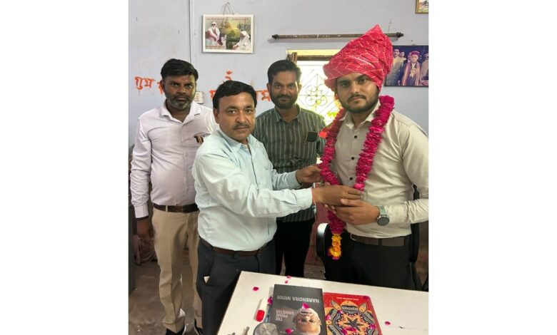 खेरागढ़- ठाकुर शिवम राघव ने संभाली श्री हंसाराम इंटर कॉलेज की कमान 1 खेरागढ़