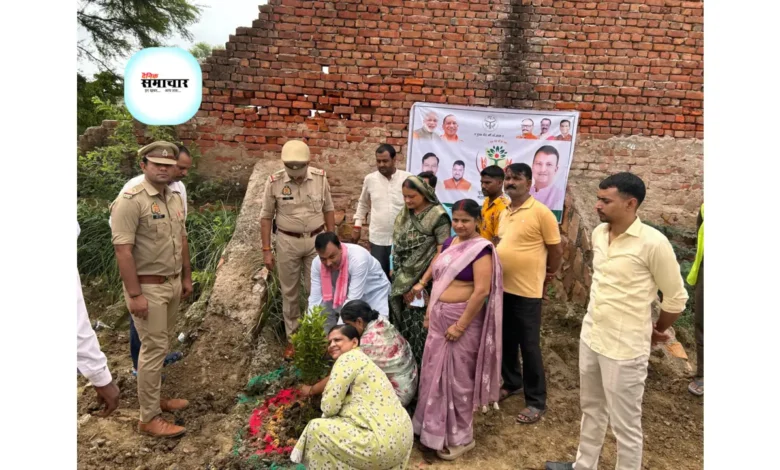 खेरागढ़ में वृक्षारोपण अभियान की शुरुआत, चेयरमैन ने लगाए पौधे 1 खेरागढ़
