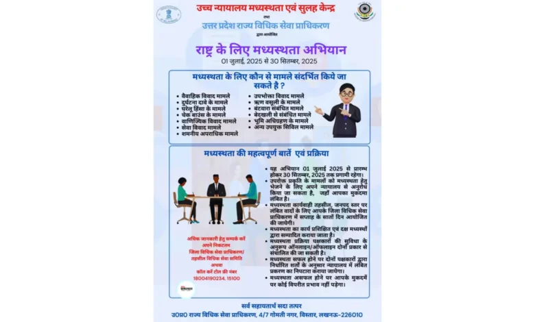 राष्ट्रीय विधिक सेवा प्राधिकरण 2025 के दिशा निर्देश में बैठक का हुआ आयोजन 1 प्राधिकरण