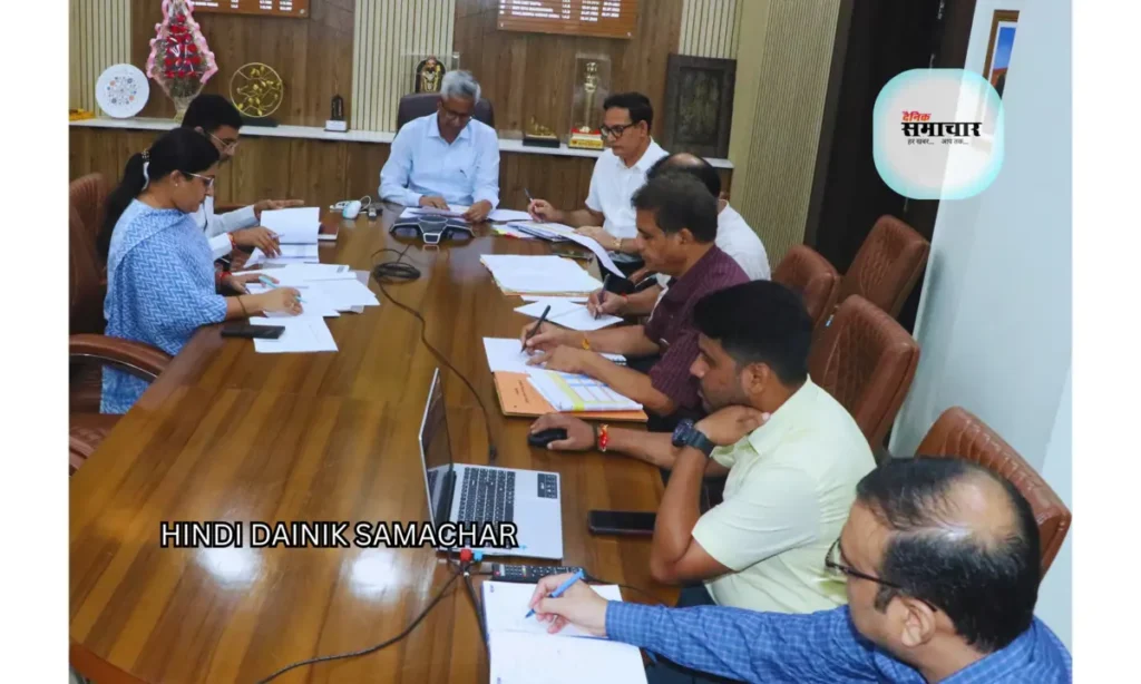 कर करेत्तर व राजस्व वसूली, समीक्षा बैठक सम्पन्न