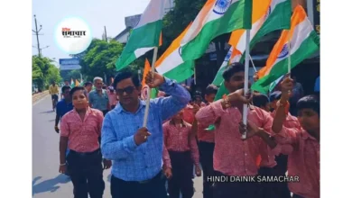 कंपोजिट स्कूल, तिरंगा रैली