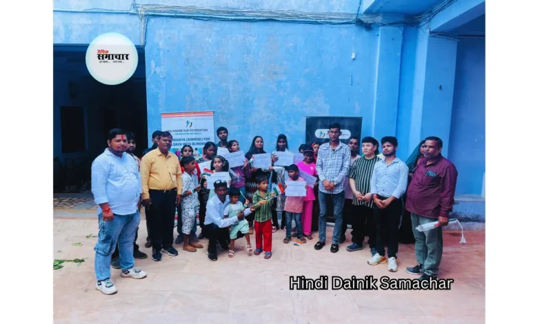 आगरा में दृष्टिबाधित बच्चों का भावपूर्ण दीक्षांत समारोह 1 दीक्षांत समारोह, एक कदम और फाउंडेशन