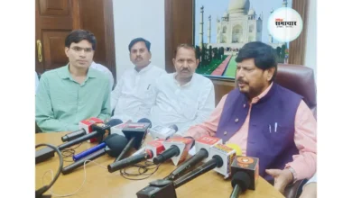राज्य मंत्री, भारत सरकार डॉ0 रामदास आठवले ने की प्रेस वार्ता