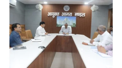 आगरा न्यू सिविल एन्क्लेव, Agra Civil Enclave Project, आगरा हवाई अड्डा, आगरा एयरपोर्ट न्यू टर्मिनल, Agra Airport Expansion, न्यू सिविल एन्क्लेव बैठक