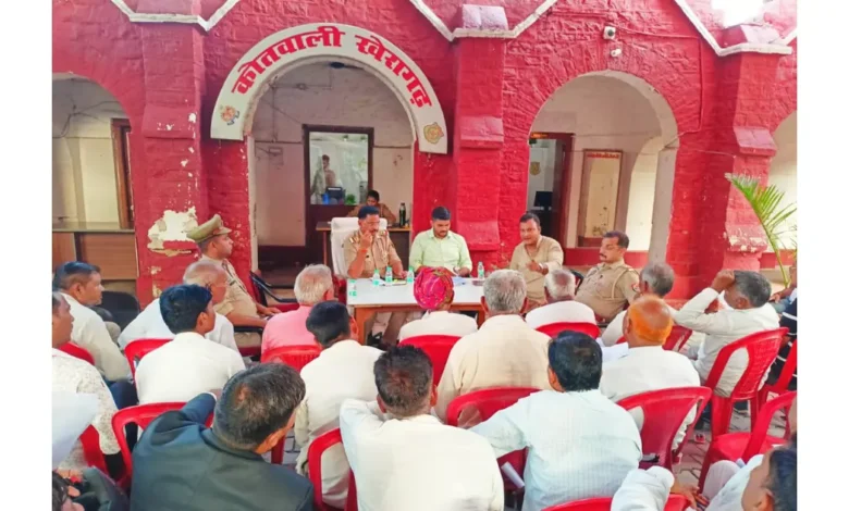 आईआईएम इंदौर सर्वे टीम, खेरागढ़ थाना सर्वे, आगरा पुलिस कमिश्नरेट व्यवस्था, सोशल मीडिया फर्जी आईडी, सुधीर गर्ग गुड्डू, पुलिस-जन संवाद आगरा, पीस कमेटी बैठक खेरागढ़