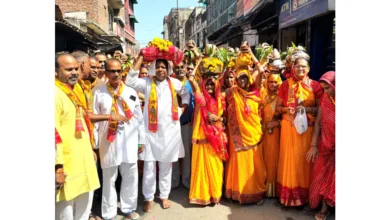 नवरात्रि 2025, नवरात्रि आगरा 2025, भागवत कथा आगरा, कलश यात्रा आगरा, माता रानी आशीर्वाद, धाकड़ समाज, संत अरविंद जी महाराज, संत अभिषेक भाई, भागवत महापुराण, धार्मिक कार्यक्रम आगरा, नवरात्रि उत्सव, धार्मिक कलश यात्रा, महिला और बाल शिक्षा