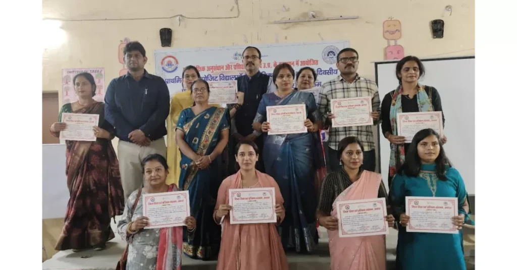निपुण भारत मिशन, राष्ट्रीय शिक्षा नीति 2020, एनसीएफ 2023, डायट आगरा, पुष्पा कुमारी, शिक्षक प्रशिक्षण, शिक्षा समाचार आगरा, प्राथमिक विद्यालय विकास, शिक्षा में सुधार, सामुदायिक सहभागिता, शिक्षक सशक्तिकरण, शिक्षा नीति अपडेट, यूपी शिक्षा विभाग, निपुण विद्यालय लक्ष्य, आधुनिक शिक्षण पद्धति, प्रशिक्षण कार्यक्रम