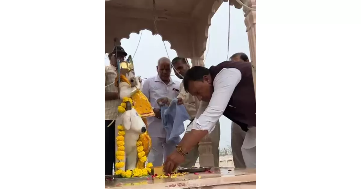 गोपाष्टमी पर खेरागढ़ में आस्था का उत्सव