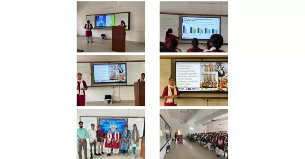 मिशन शक्ति 5.0, सेंट जॉन्स कॉलेज आगरा, आईटी क्षेत्र में महिलाओं की भूमिका, बीसीए विभाग आगरा, महिला सशक्तिकरण, women in technology, एडा लवलेस, रोशनी नादर मल्होत्रा, digital india, women empowerment india, coding women, mission shakti up, agra education news, higher education india, tech women leaders, female coders india, ai and women, women in stem india, digital empowerment, agra news update, st johns college seminar, women leadership in tech