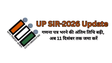 UP SIR UPDATE, UP चुनाव, voter list update, SIR 2026, यूपी BLO अपडेट, मतदाता सूची संशोधन, उत्तर प्रदेश चुनाव समाचार, अंतिम वोटर लिस्ट 2026, Election Commission UP, voter verification India, voter form last date