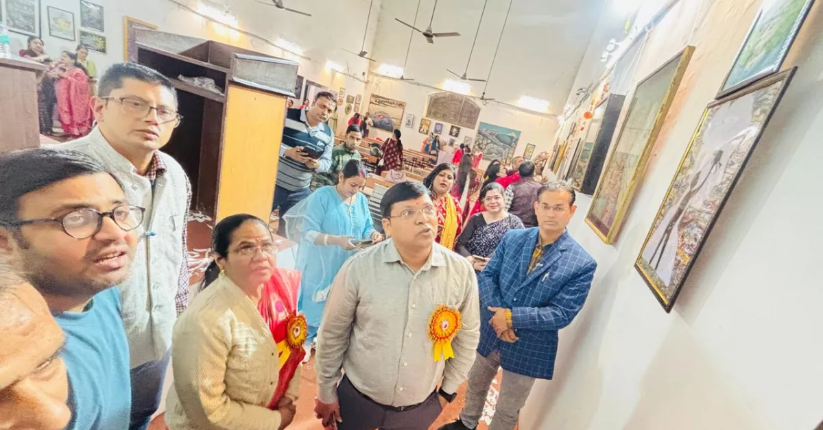 रंगांजलि महोत्सव आगरा, डायट आगरा कला प्रदर्शनी, शिक्षा में कला का समावेश, पुष्पा कुमारी प्राचार्य डायट आगरा, एडीएम सिटी यमुनाधर चौहान, आगरा शिक्षा विभाग कार्यक्रम, शिक्षक कला प्रदर्शनी, सांस्कृतिक कार्यक्रम आगरा, कला क्राफ्ट प्रदर्शनी आगरा, रंगांजलि कला उत्सव 2025