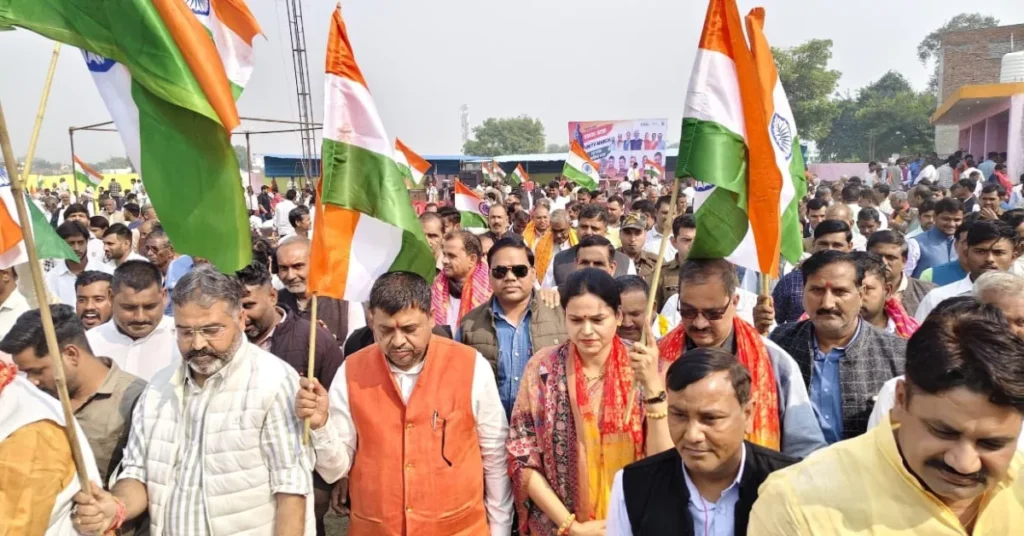 सरदार पटेल जयंती 2025, खेरागढ़ पदयात्रा, भगवान सिंह कुशवाहा विधायक, लौहपुरुष सरदार पटेल, एक भारत श्रेष्ठ भारत, आगरा समाचार, देशभक्ति कार्यक्रम यूपी, राष्ट्रीय एकता दिवस, पटेल 150वीं जयंती उत्सव, भाजपा विधायक आगरा, खेरागढ़ न्यूज