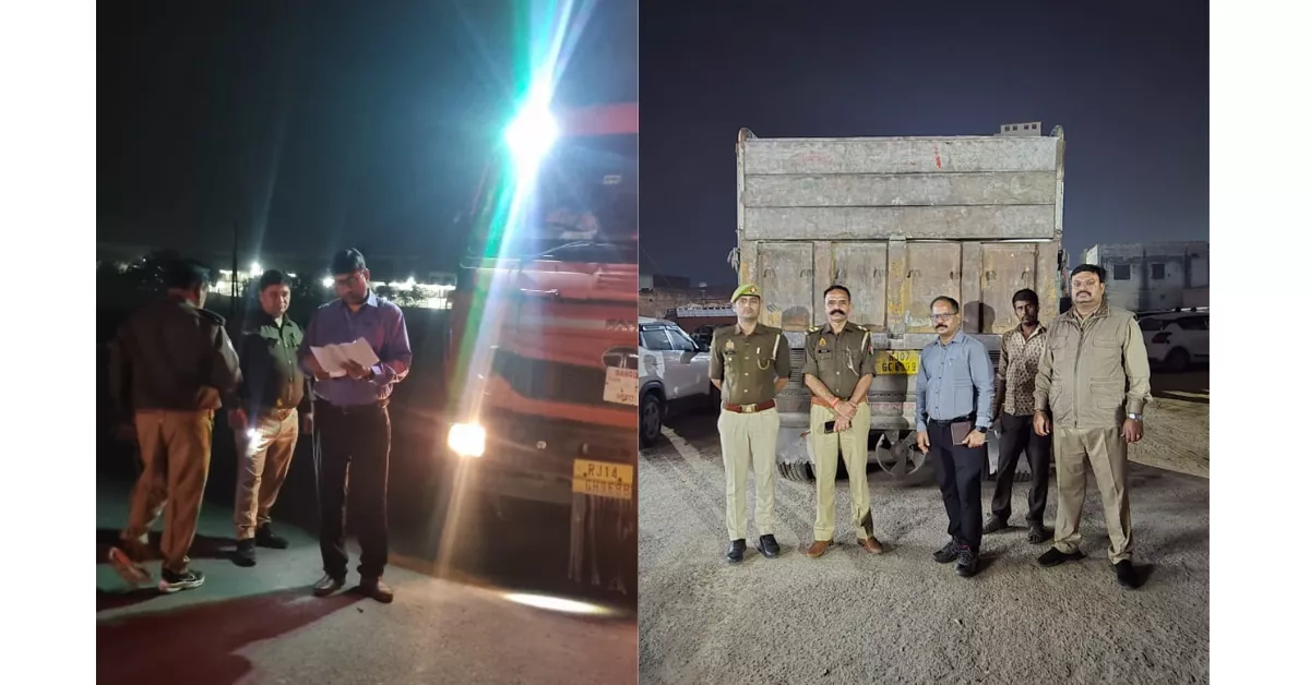 आगरा में अवैध खनन और ओवरलोडिंग पर विशेष अभियान