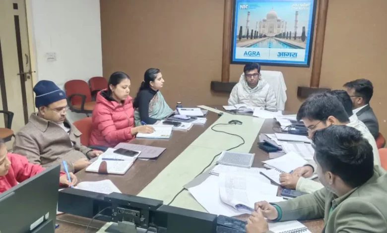 SIR अभियान आगरा, एसआईआर अभियान आगरा, विशेष प्रगाढ़ पुनरीक्षण 2026, ड्राफ्ट रोल पठन बूथ, मतदाता सूची दावे आपत्तियां, फॉर्म 6 नया मतदाता, अरविंद मल्लप्पा बंगारी निर्वाचन, voter list revision agra