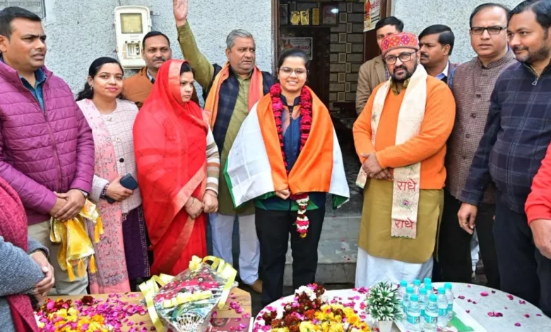 प्राची पचौरी, रोल बॉल वर्ल्ड कप 2025, आगरा की बेटी गोल्ड मेडल, महिला रोल बॉल चैंपियन, योगेंद्र उपाध्याय सम्मान, आगरा खेल समाचार, भारतीय महिला रोल बॉल टीम, दुबई रोल बॉल वर्ल्ड कप