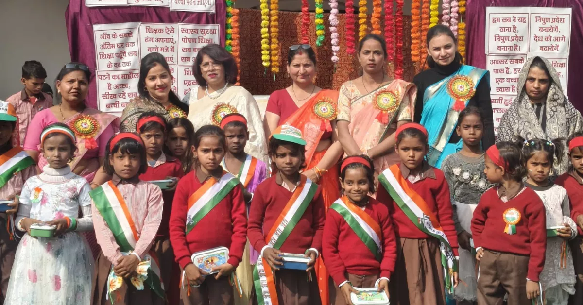 कागारौल गणतंत्र दिवस, प्राथमिक विद्यालय कागारौल, 77वां गणतंत्र दिवस आगरा, Agra Republic Day News, parishadiya vidyalaya agra, government school republic day, school republic day celebration, khairagarh block agra news, basic education agra, up school news, rural school republic day, children cultural program agra, education news agra