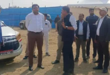 ताज महोत्सव 2026 आगरा, Taj Mahotsav Agra 2026, DM inspection Agra event, अरविंद मल्लप्पा बंगारी निरीक्षण, Fatehabad Road event Agra, ODOP stalls Taj Mahotsav, Agra cultural festival news, Google Discover Agra news