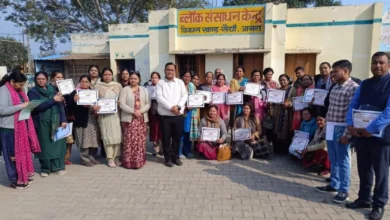 मीना मंच प्रशिक्षण सैंया, Power Angel Meena Manch Agra, girls empowerment training UP, बालिका सशक्तिकरण कार्यक्रम, BEO Sainya training news, Meena Manch workshop India, education awareness program Agra, Google Discover education news