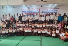 खेरागढ़ प्रधान संगोष्ठी, Agra basic education seminar, Kheragarh education event news, talented students honour agra, nipun bharat mission agra, Agra school education program, basic shiksha department agra, SMC meeting agra