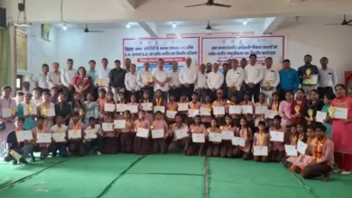 खेरागढ़ प्रधान संगोष्ठी, Agra basic education seminar, Kheragarh education event news, talented students honour agra, nipun bharat mission agra, Agra school education program, basic shiksha department agra, SMC meeting agra