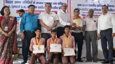 खेरागढ़ शैक्षिक सम्मान समारोह, Bhakar composite school agra students news, NMMS exam success agra students, basic education department agra event, talented students honour kheragarh, agra education achievement news, NMMS scholarship exam agra, basic shiksha department agra news