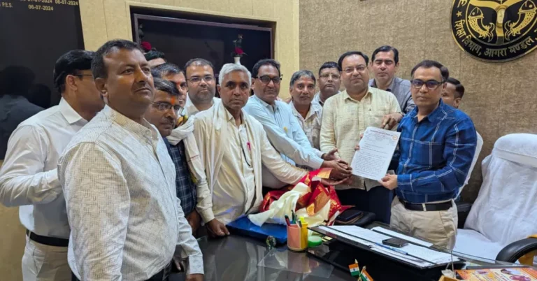 Agra Breaking: शिक्षकों की लंबित समस्याओं के समाधान की मांग, प्राथमिक शिक्षक संघ ने बीएसए और एडी बेसिक को सौंपा ज्ञापन उत्तर प्रदेशीय प्राथमिक शिक्षक संघ, शिक्षक संघ आगरा, शिक्षकों की समस्याएं, बीएसए आगरा, एडी बेसिक आगरा, शिक्षक ज्ञापन, शिक्षक हित, बेसिक शिक्षा विभाग, धर्मेंद्र कसाना, बृजेश कुमार दीक्षित, सूरज शर्मा, खेरागढ़ शिक्षक संघ, शिक्षक समस्याओं का समाधान, खंड शिक्षा अधिकारी, शिक्षक संगठन, प्राथमिक शिक्षक समाचार, आगरा शिक्षा समाचार, बेसिक शिक्षा अधिकारी आगरा, शिक्षक कल्याण, शिक्षक आंदोलन, शिक्षक प्रतिनिधिमंडल, शिक्षा विभाग उत्तर प्रदेश, शिक्षक अधिकार, शिक्षकों की लंबित समस्याएं, शिक्षक हितों की रक्षा, उत्तर प्रदेश शिक्षक समाचार, आगरा न्यूज़ हिंदी, शिक्षा व्यवस्था, शिक्षक मांग पत्र, शिक्षकों का ज्ञापन, बेसिक शिक्षा समाचार, शिक्षक संगठन आगरा, शिक्षक प्रशासन संवाद, सरकारी शिक्षक समाचार, शिक्षक सेवा संबंधी समस्याएं, प्राथमिक विद्यालय शिक्षक, शिक्षा विभाग अपडेट, शिक्षक वेतन समस्या, शिक्षक स्थानांतरण, शिक्षक समाचार उत्तर प्रदेश, आगरा शिक्षक खबर, शिक्षा सुधार, शिक्षक नेतृत्व, शिक्षक संघ बैठक, शिक्षक अधिकार आंदोलन, बेसिक शिक्षा परिषद, शिक्षक कल्याण योजनाएं, शिक्षा प्रशासन, शिक्षक प्रतिनिधि मंडल, यूपी शिक्षक समाचार