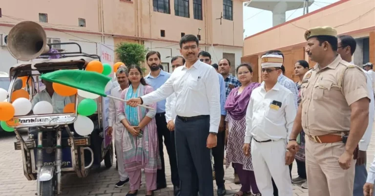 Agra Breaking: विश्व बाल श्रम निषेध दिवस पर आगरा में जागरूकता अभियान शुरू, डीएम मनीष बंसल ने प्रचार वाहन को दिखाई हरी झंडी विश्व बाल श्रम निषेध दिवस, बाल श्रम निषेध दिवस 2026, आगरा बाल श्रम अभियान, जिलाधिकारी मनीष बंसल, बाल श्रम उन्मूलन, बाल श्रम जागरूकता अभियान, श्रम विभाग आगरा, ई रिक्शा प्रचार वाहन, बच्चों के अधिकार, बाल अधिकार संरक्षण, शिक्षा का अधिकार, बाल श्रम मुक्त भारत, बाल श्रम कानून, बच्चों को शिक्षा से जोड़ें, आगरा समाचार, श्रम विभाग उत्तर प्रदेश, बाल श्रम रोकथाम, विश्व बाल श्रम दिवस, बाल सुरक्षा अभियान, जनजागरूकता कार्यक्रम, जिला प्रशासन आगरा, शगुन ओमर, सहायक श्रम आयुक्त आगरा, बाल कल्याण अभियान, स्कूल शिक्षा अभियान, बाल श्रमिकों का पुनर्वास, बच्चों का भविष्य, बाल संरक्षण कार्यक्रम, सामाजिक जागरूकता अभियान, शिक्षा और बाल अधिकार, बाल विकास, बाल श्रम अपराध, बाल अधिकार जागरूकता, आगरा हिंदी समाचार, सरकारी अभियान, बाल श्रम विरोधी अभियान, शिक्षा से विकास, बाल श्रम मुक्त समाज, बच्चों की शिक्षा, उत्तर प्रदेश समाचार, समाजिक सरोकार, जनहित समाचार, बाल श्रम उन्मूलन कार्यक्रम, विकसित भारत शिक्षित भारत, बच्चों का सुरक्षित भविष्य, बाल संरक्षण कानून, श्रम प्रवर्तन अधिकारी, जागरूकता रैली आगरा, बाल अधिकार दिवस, Google Discover हिंदी न्यूज