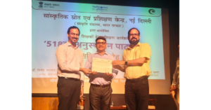 नई दिल्ली में गूंजी आगरा की संस्कृति, अजय कुमार शर्मा ने नौटंकी और लट्ठमार होली से मोहा मन