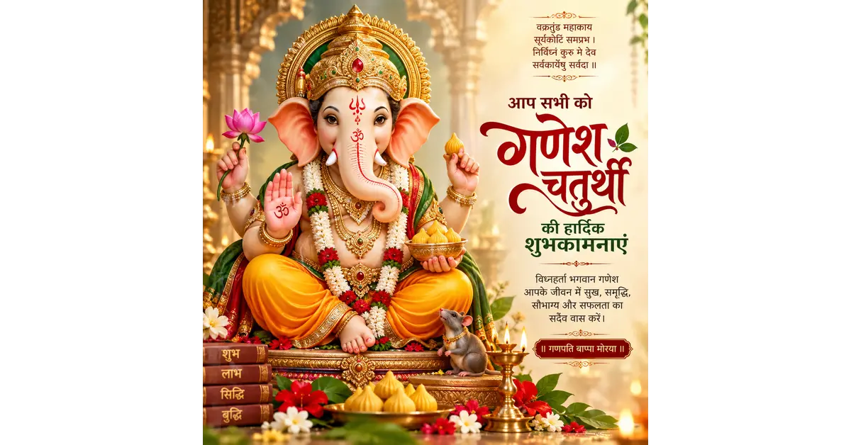 भगवान गणेश : मंगल, समृद्धि और विकसित भारत के प्रेरणास्रोत 